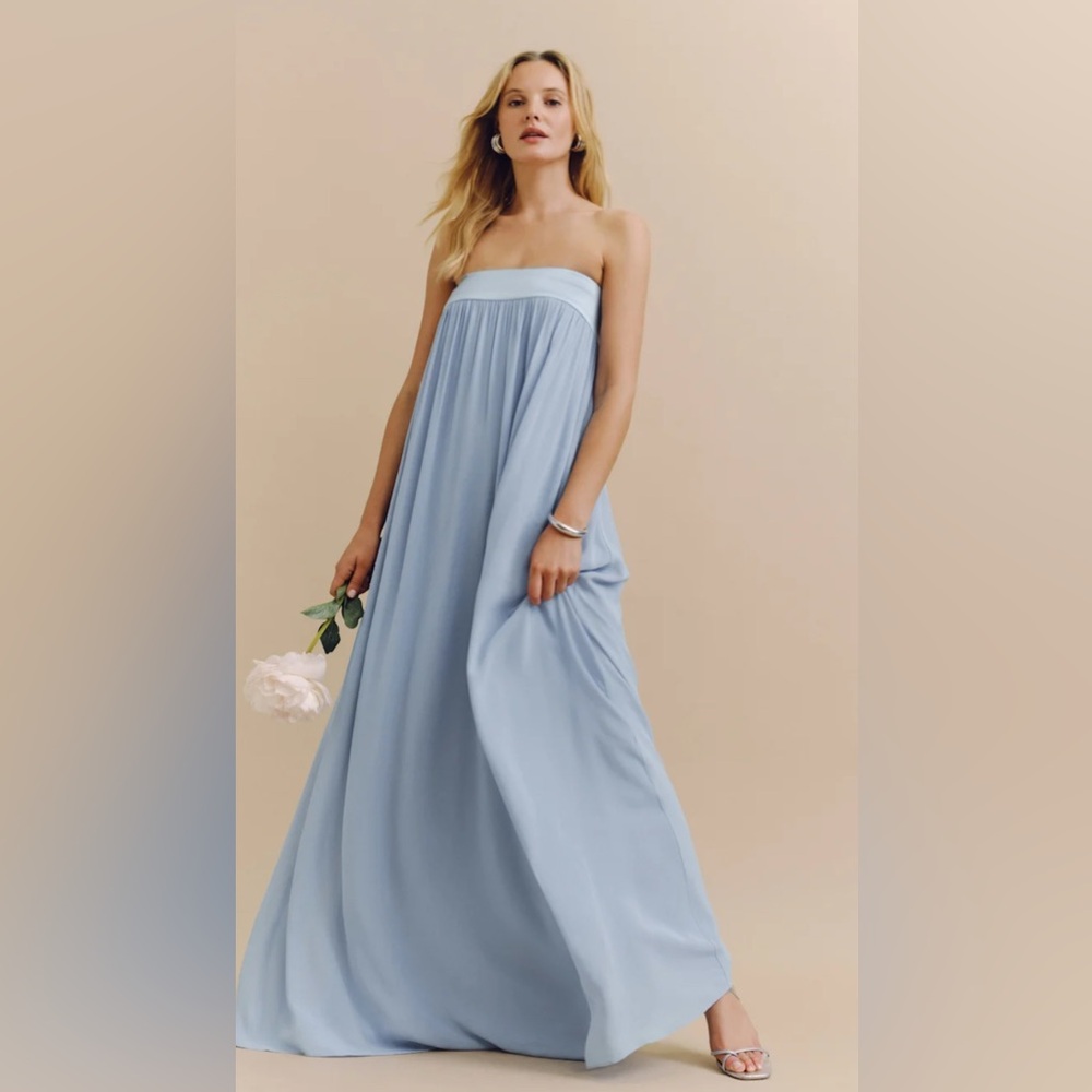 Reformation Light Blue Maxi Dress